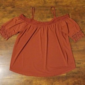 Rustic Off the Shoulder Top